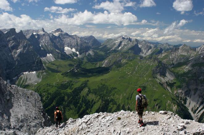 Abstieg nach Süden