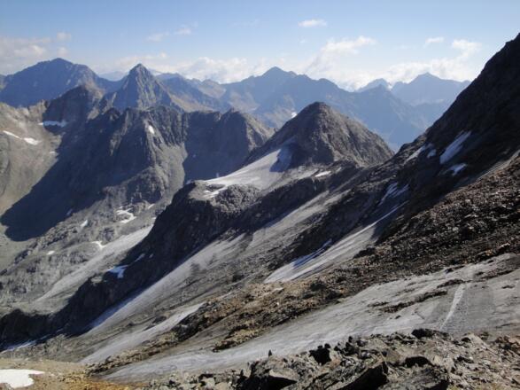 Reste des Schobergletschers an der Nordseite