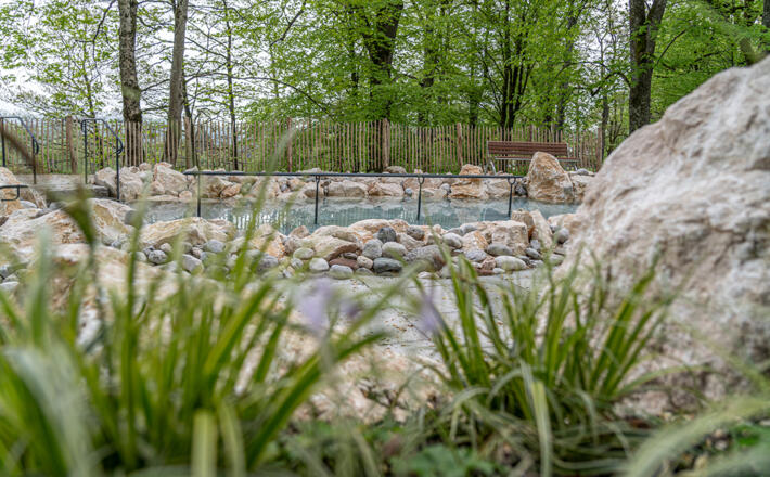 Das Kneippbecken im Löslerpark