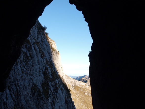 Blick aus dem Brudertunnel