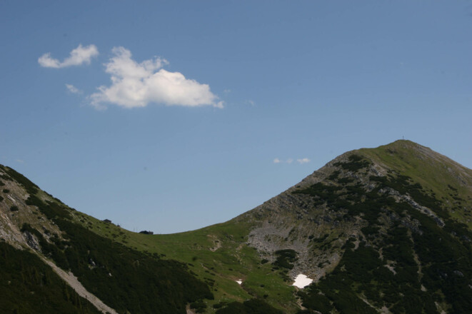 Sattel zwischen Rosskopf und Krottenkopf