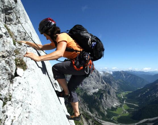 Plattenkletterei an der Nordostkante