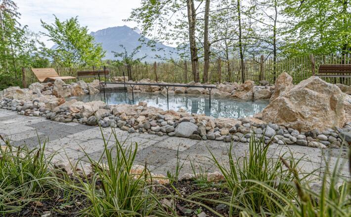 Das Kneippbecken im Löslerpark