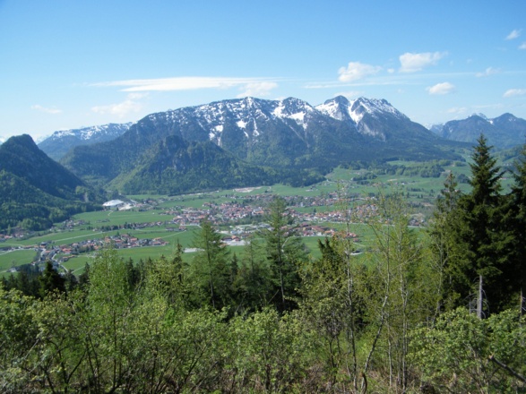 Aussichtsplateau auf dem Weg zur Bäckeralm