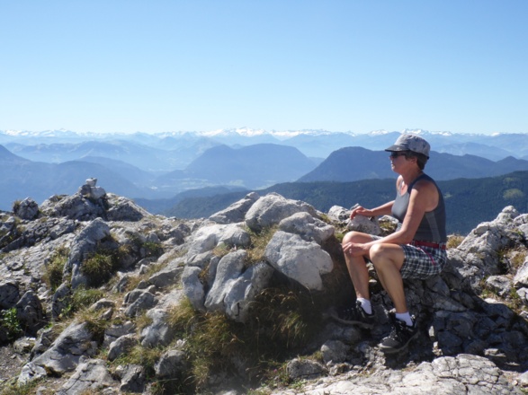 Auf dem Brünnsteingipfel