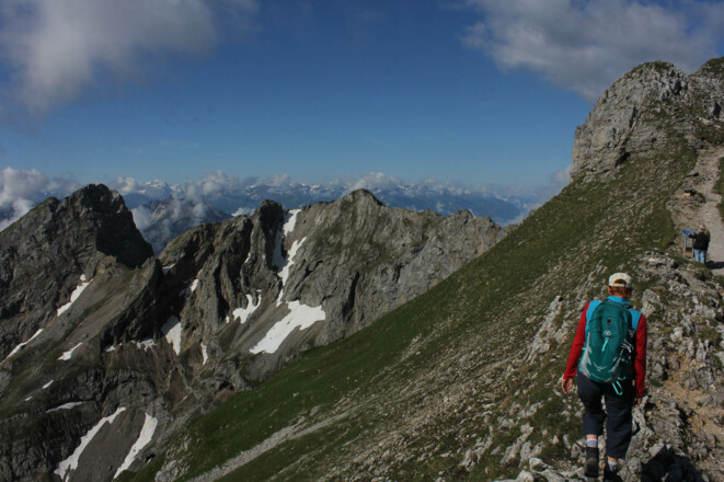 Kurz vor der Nördlichen Linderspitze