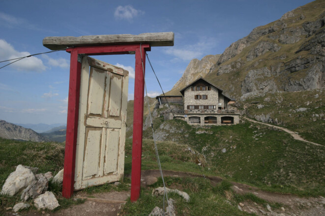 Ehemaliges Kunstprojekt Portae Alpina