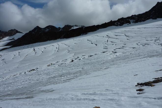Blick zum Nordgrat der Fineilspitze
