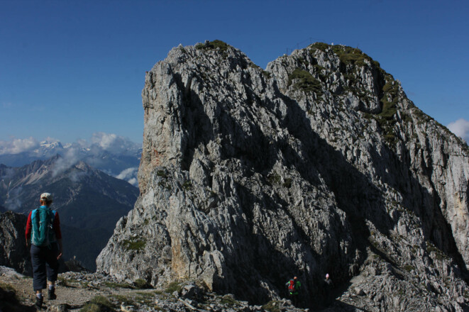 Bei d er Nördlichen Linderspitze