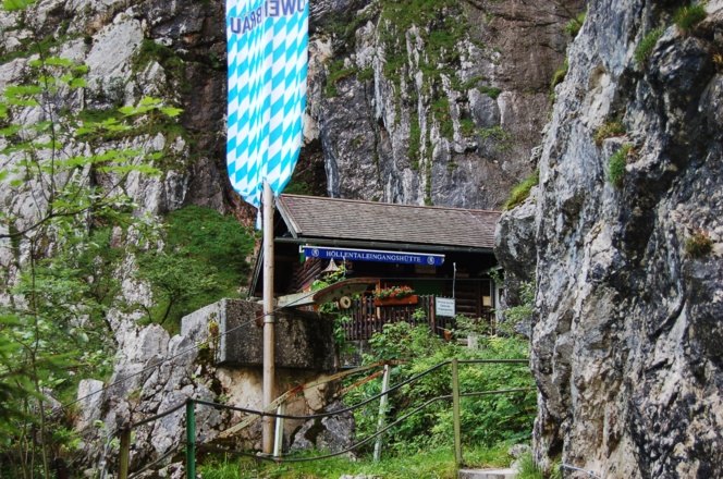 Die Höllentalklamm-Eingangshütte