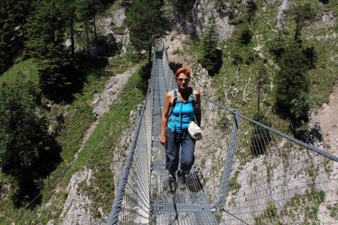 Abstecher zur Hängebrücke