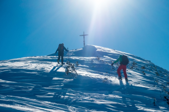Die letzten Meter zum Gipfel