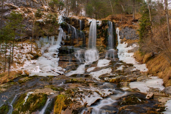 inzell frühling wasserfall weissbachfaelle