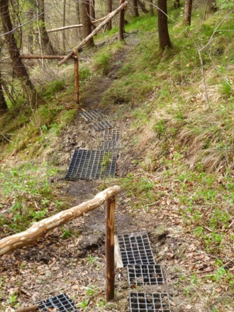 Auf dem Weg hinunter zur Ammer.