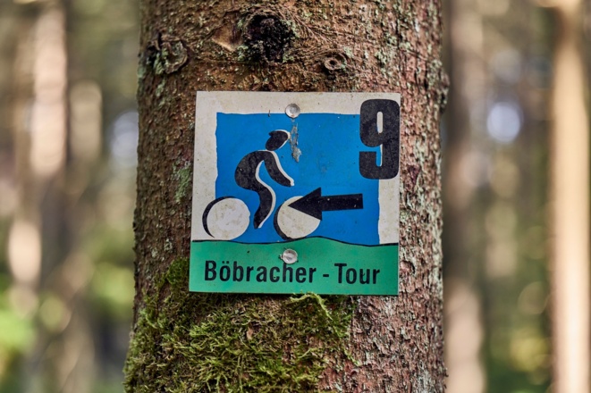 Radwegmarkierung 9