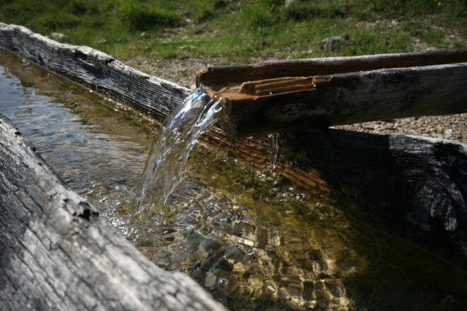 Brunnen oberhalb Eggen Hütte