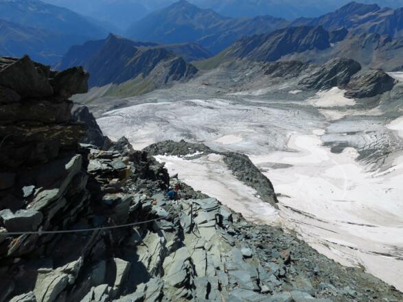 Blick zurück zum Kampl
