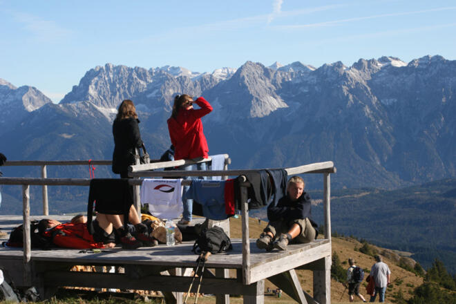 Blick Richtung Karwendel