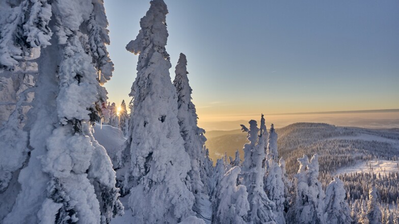 Sonnenaufgang am Großen Arber