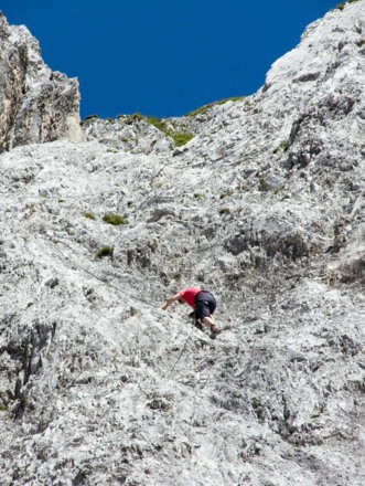 Klettersteig zum Gipfel