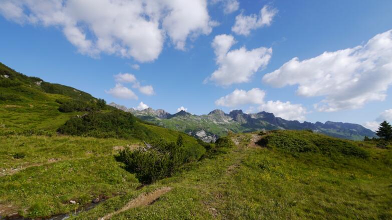 Traumhafter Ausblick rund um das Salzbüheljoch