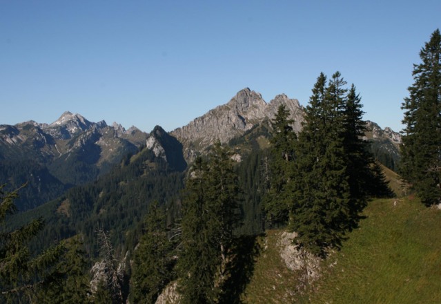 Blick zur Klammspitze