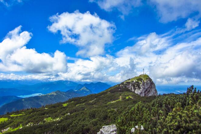 Gipfelbereich der Benediktenwand (1801 m)