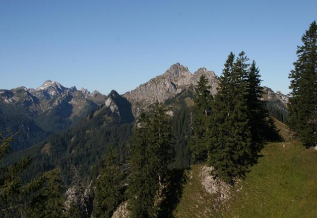 Blick Richtung Klammspitze