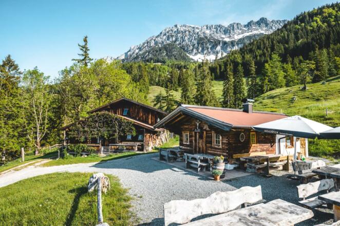 Scheffau_Hinterschießling Alm_Wilder Kaiser