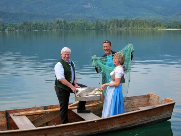 Fischerei Wolfgangsee mit Hubert von Goisern