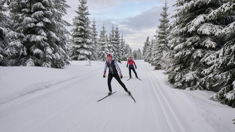 Langlaufen am Bretterschachten