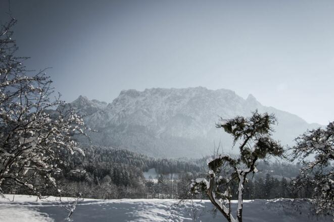 Zahmer Kaiser Ebbs Winter Schnee Winterwandern