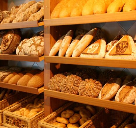 Brotpalette von der Bäckerei Necker