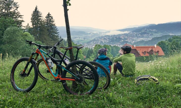 Blick von der Barbarakapelle nach Bodenmais