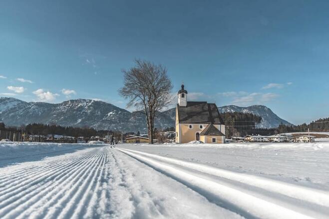 Langlaufen auf der Osterndorf-Runde Bad Häring