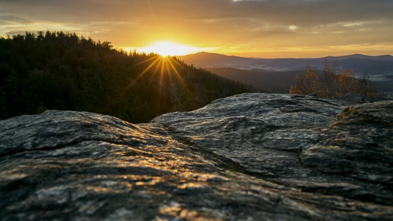 Sonnenaufgang Silberberg