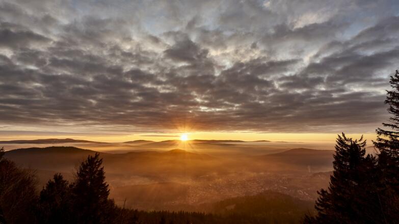 Sonnenuntergang Bodenmais