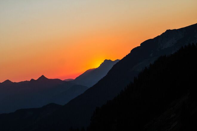 Kufstein_Stripsenjochhaus_Sonnenuntergang_Wilder Kaiser
