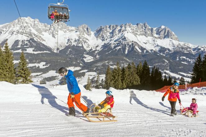 Going_Rodeln_Familie_Wilder Kaiser