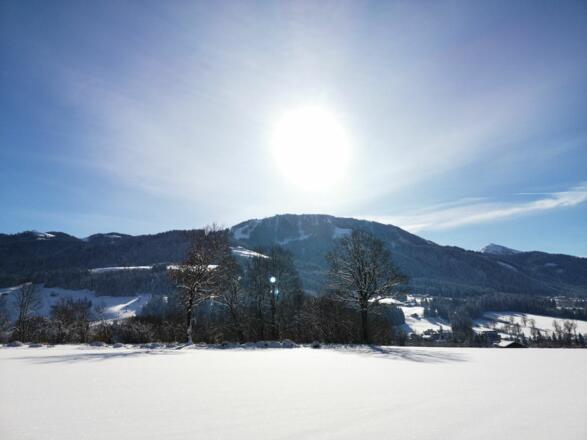 Scheffau_Kaiserblick-Winterrunde_Blick auf Brandstadl_Wilder Kaiser