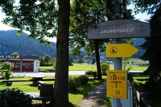 Söll_Dorfrunde_Jausnplatzl_Wilder Kaiser