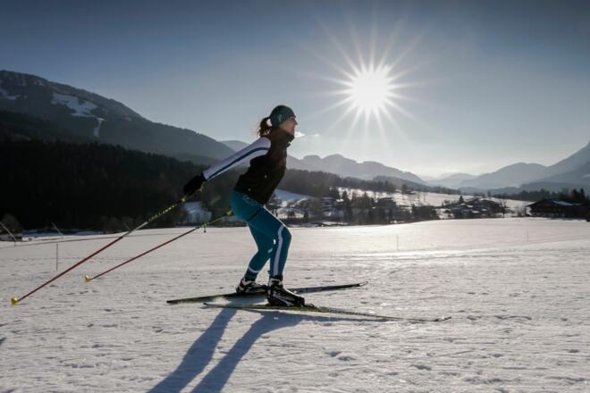 Scheffau_Langlaufen_Wilder Kaiser