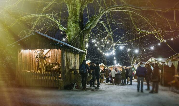 Adventmarkt in Guggenthal in unmittelbarer Nähe