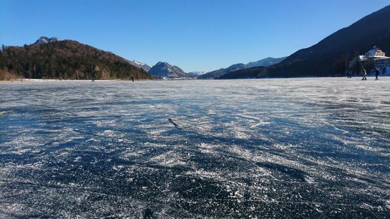 Eislaufen am Fuschlsee