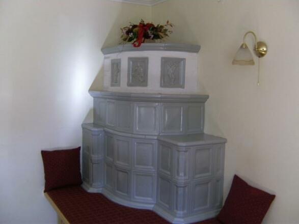 Kachelofen im Ferienhaus