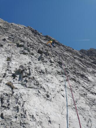 Im unteren Teil der Route