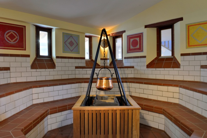Caldarium der Römer-Sauna in der Limes-Therme