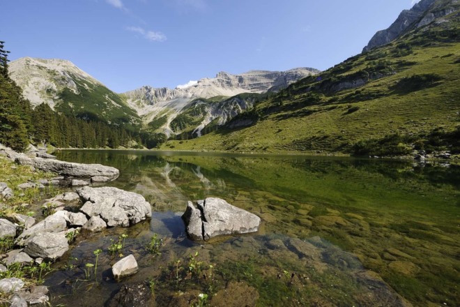 Soiernsee im Soierngebirge bei Krün