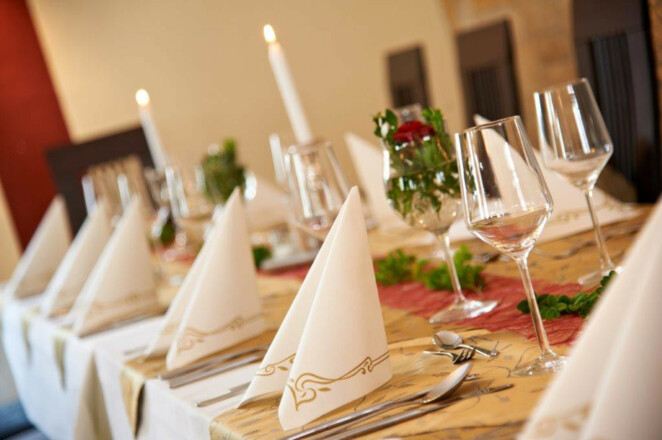 Elegantes Ambiente im Restaurant