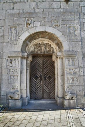 Romanisches Kirchenportal St. Andreas Kirche